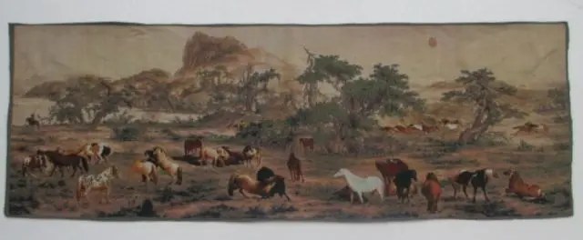 

Шелковая вышивка Thangka MuMaTu Nepal 170x60 см