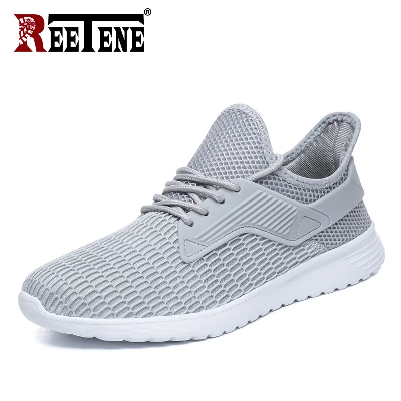Reetene модная повседневная мужская обувь удобная человеческая гонка Tenis Hombre