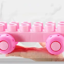 Нетоксичный Детский мягкий резиновый полигональной формы со звуком сжимаемые блоки безопасная дезинфекция горячей воды игрушки
