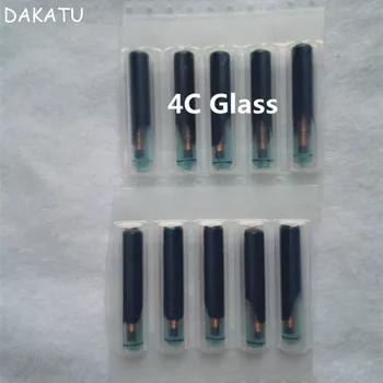 DAKATU オート車のキートランスポンダーチップ ID: 4C ガラスフォードトヨタ ID4C TP02 OEM ガラスチップ