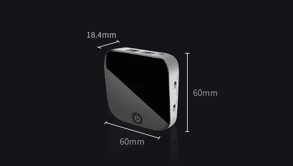 ANLUD Bluetooth Transmitter Receiver 2 in 1 CSR V4.1 Wireles Adapter 3.5mm Audio APT-X Low Latency For Car Speaker TV PC (12)