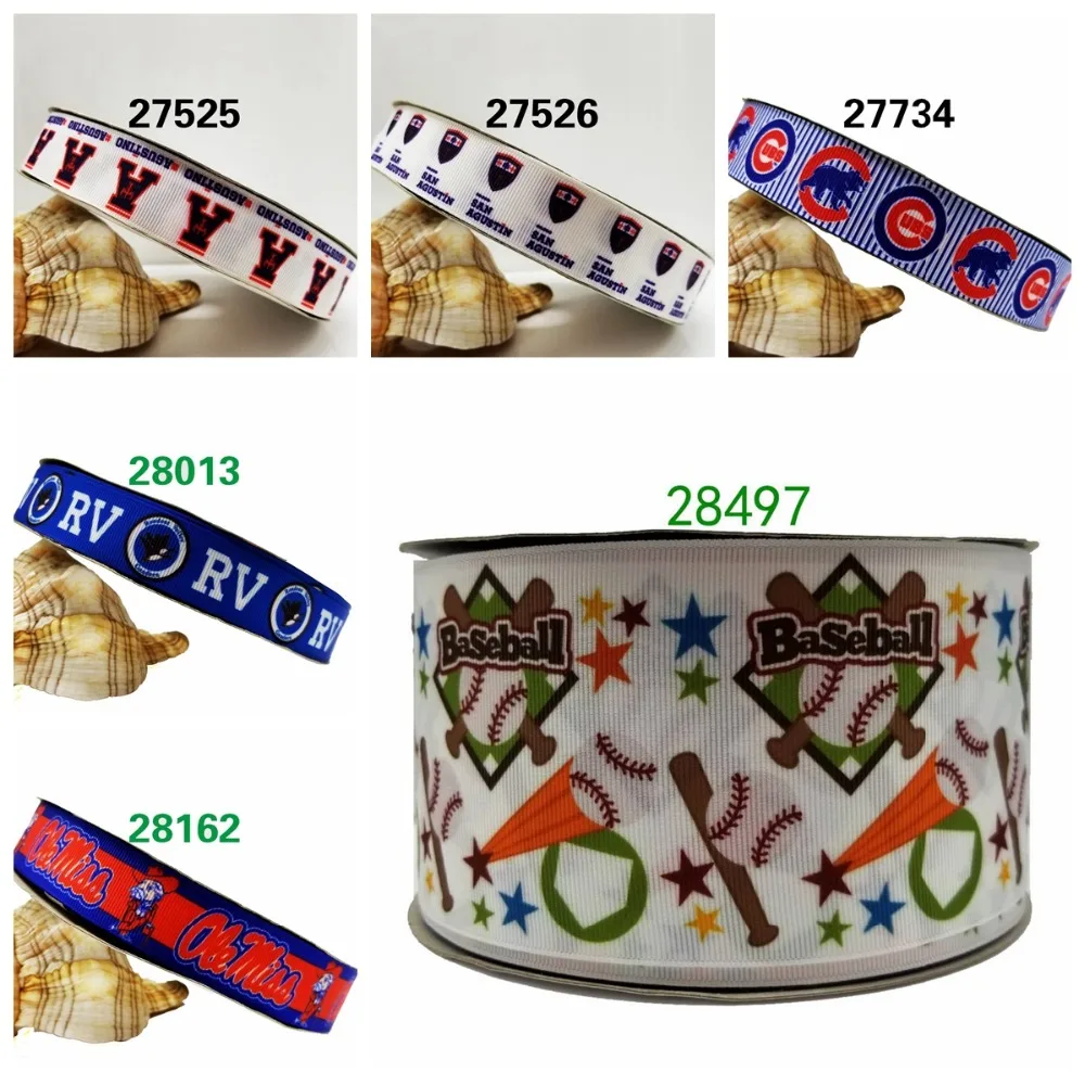 

Free shipping 50 yard cartoon printed grosgrain ribbon 28497