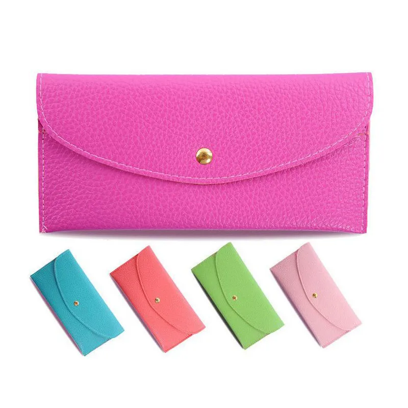 NoEnName_Null Candy Colors Women Long Wallet &amp Purse Elegant Organizer Purses Lady portefeuille femme | Багаж и сумки