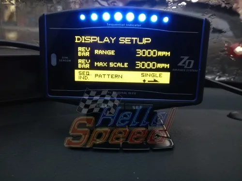 

10 in 1 odometer defi zd volt/water temp/oil temp/oil press/tachometer/speedometer/boost/air fuel ratio/egt/fuel press wideband