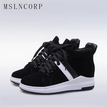 

Size 34-43 Women Fashion Mesh Breathable Sneakers Wedge Hidden Heel women Casual Women Shoes Outdoor Sport Shoes White Sliver