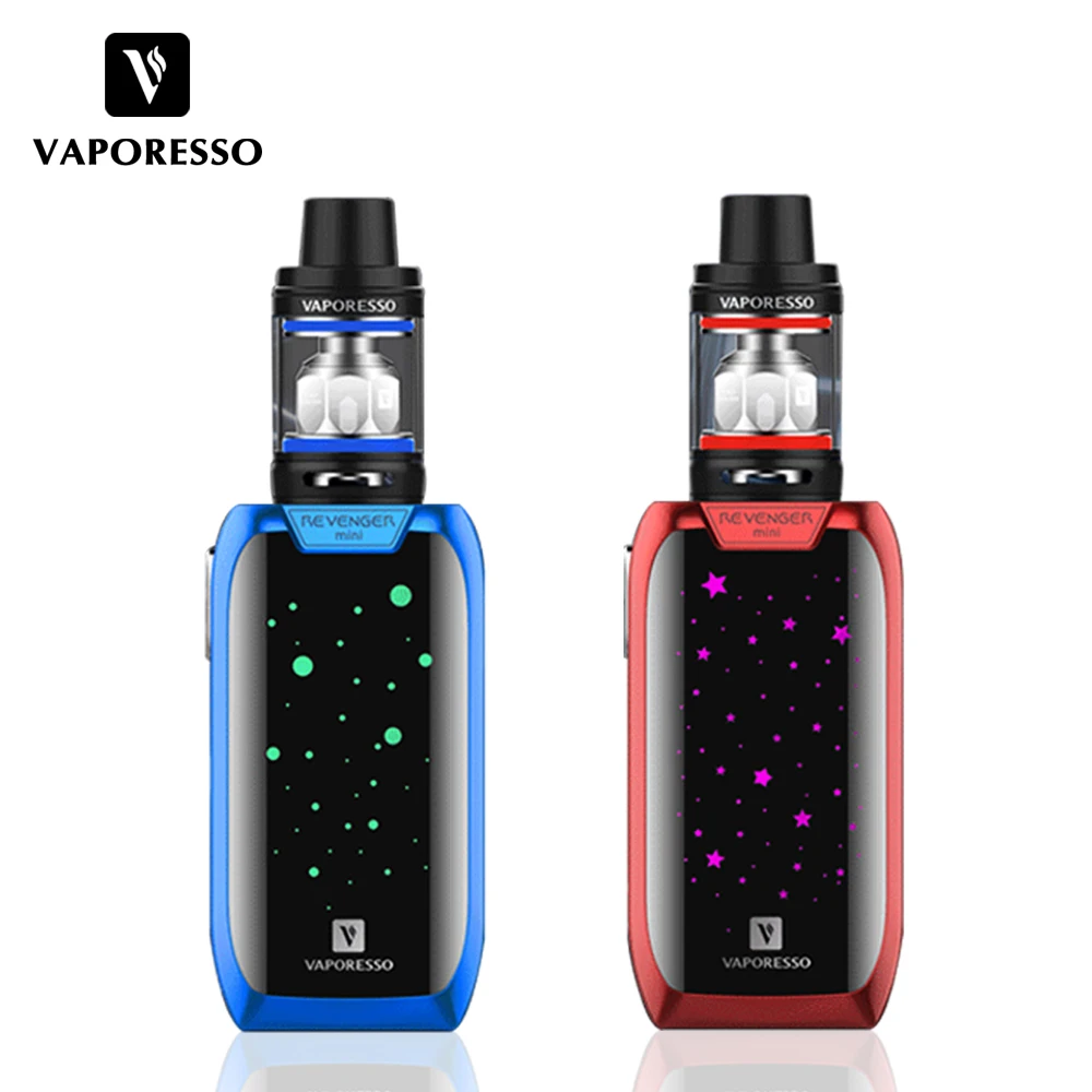 Оригинальный Vaporesso Мститель мини Vape комплект с 2 мл/3 5 мл NRG SE атомайзер 2500 мАч