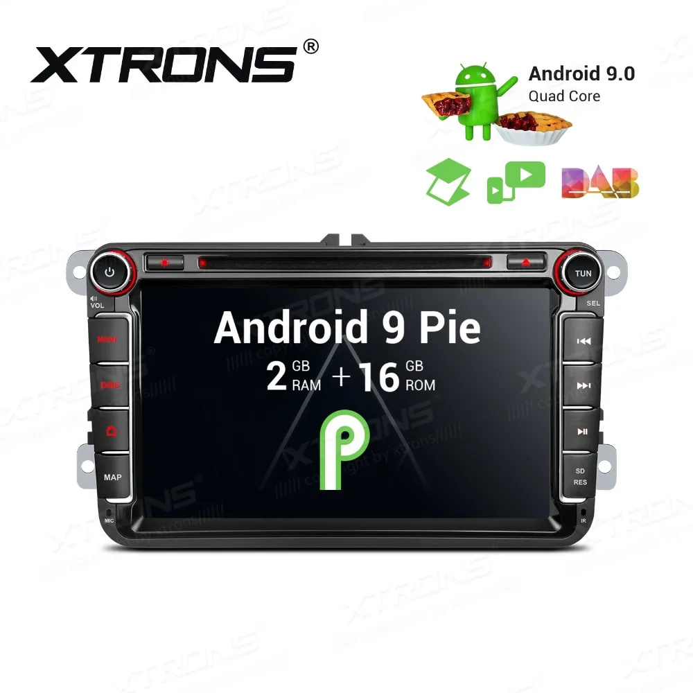 Top 8" Android 9.0 Pie OS Car DVD Multimedia GPS Radio for Skoda Roomster 2003-2015 & Skoda Octavia 2004-2013 & Skoda Yeti 2009-2015 5