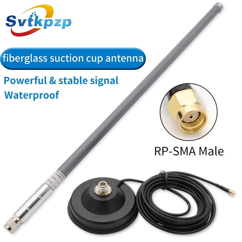 

10dBi Router Antenna Mount Magnetic Base RP-SMA 4g 2.4g 5g 5.8g WIFI Extension Cable Fiberglass Suction up Antenna for Router
