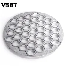 Knödel form 37 löcher kitchen pastry werkzeuge diy aluminiumlegierung maker teig-presse ravioli backformen wesentlichen werkzeuge