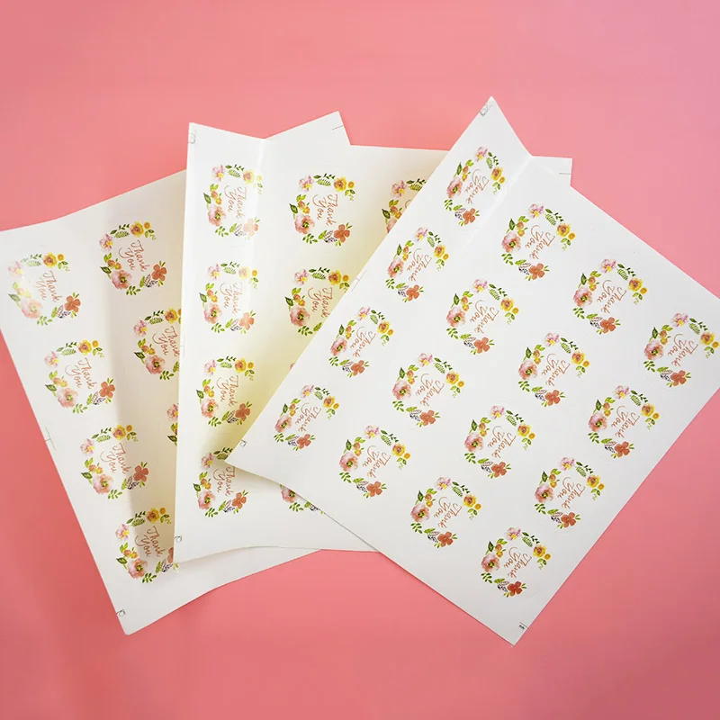 

16Pcs/Set Stationery Stickers Thank You Stickers Envelope Seal Labels Decorative Adhesive Stickers Scrapbooking DIY Diary Gifts