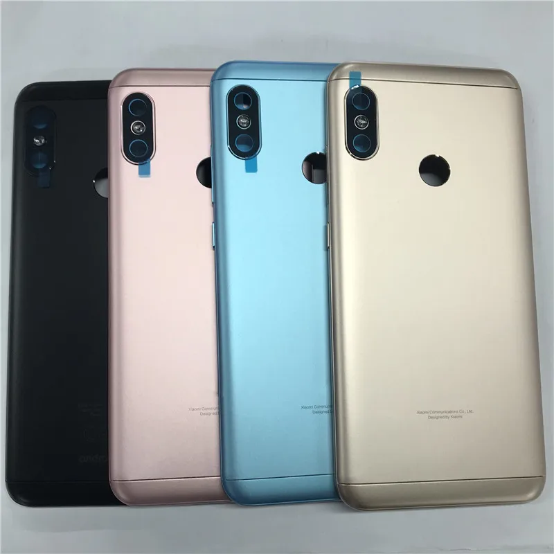 Чехол M& Sen для Xiao mi Red mi 6 Pro mi A2 Lite, задняя крышка для батареи, чехол на заднюю дверь+ боковые клавиши+ Стеклянные линзы+ вспышка