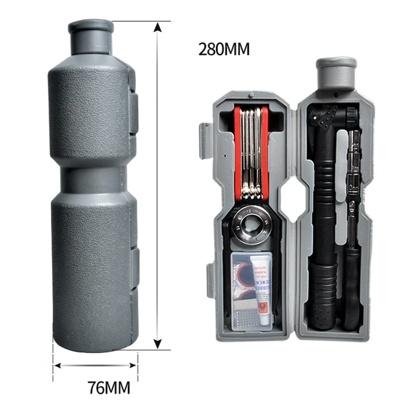 Велосипед Велоспорт шина бутылка для ремонта клетка Набор инструментов Мульти складной спиц гаечный ключ