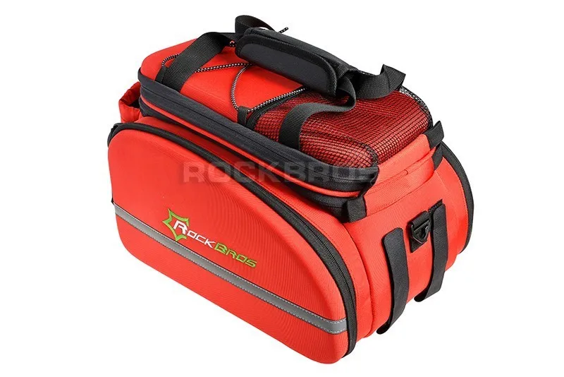 Excellent Rockbros 12L Mountain Bike Bag 3 In 1 Rear Rack Shoulder Sotrage Carrier Bags Handbag  Bicycle Trunk Cycling Saddle Bag 28