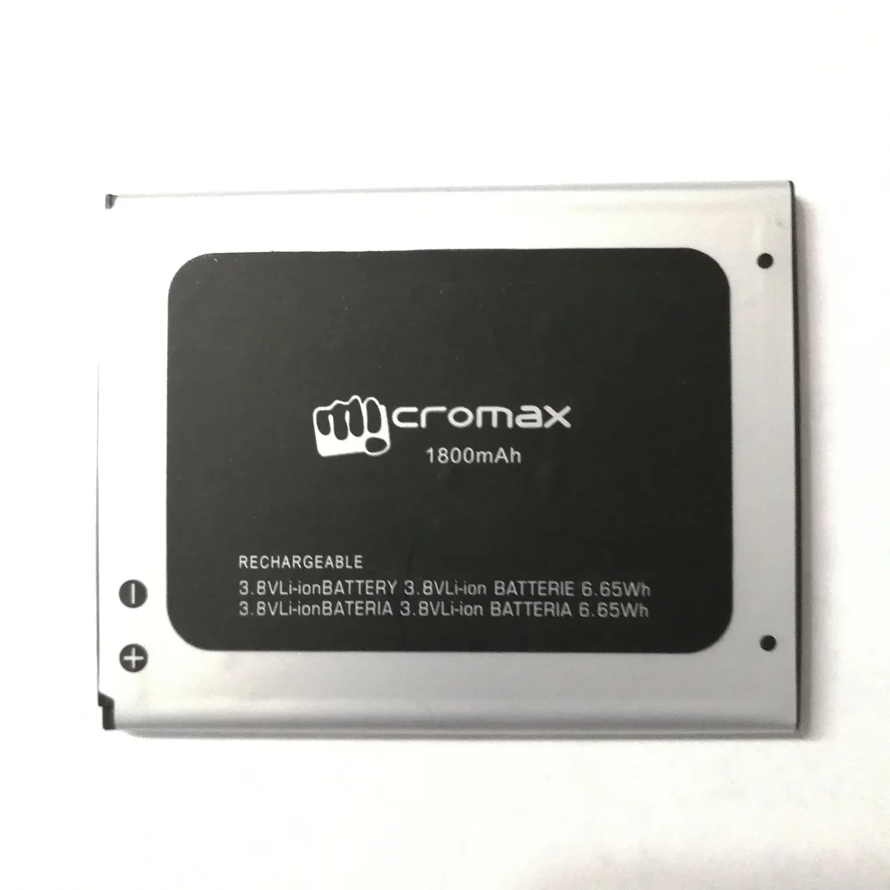 100 1800 mAh Q424 Replacement Battery Batterie For MICROMAX Q424 Bolt