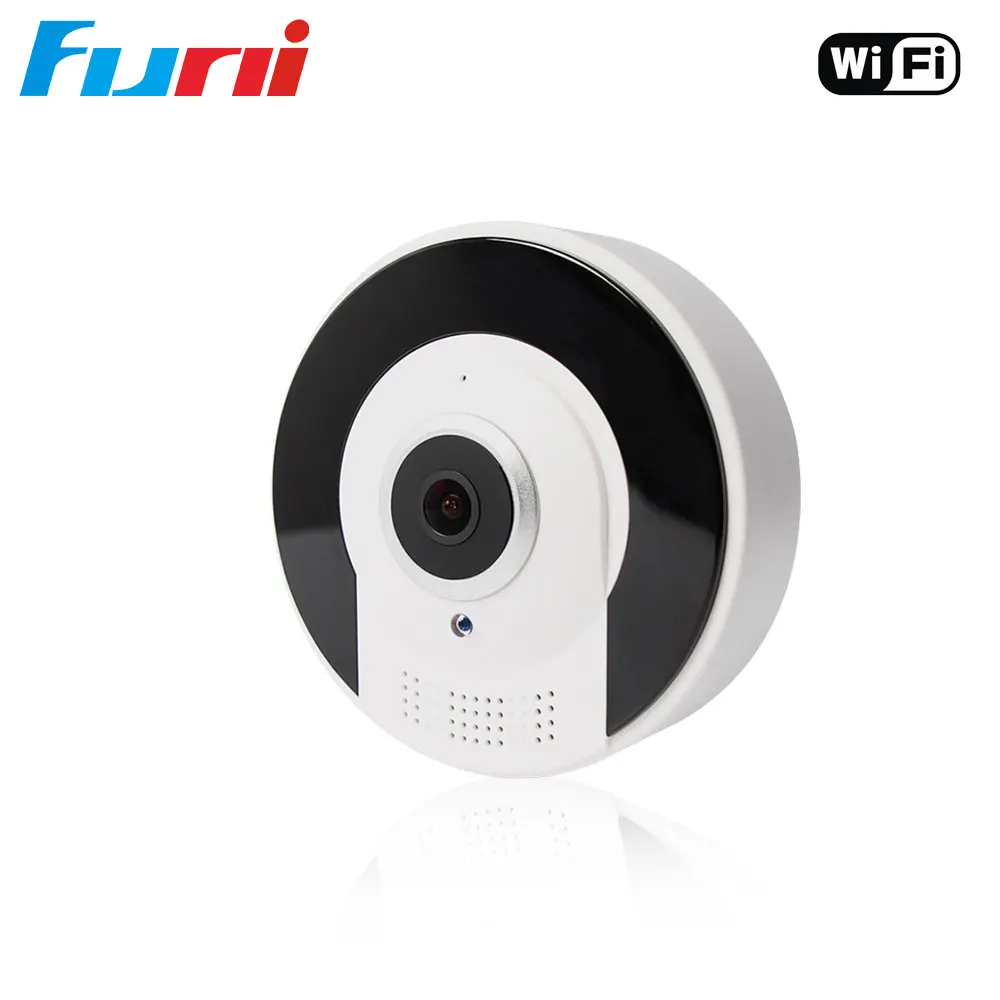 Funi Mini Wifi IP Camera 1080P 360 Degree Fisheye Panoramic 2MP WIFI PTZ Cam Wireless Video Surveillance | Безопасность и защита