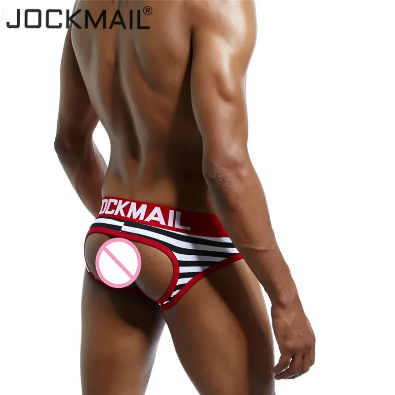 Трусы стринги JOCKMAIL мужские с открытой спиной Брендовое пикантное нижнее белье