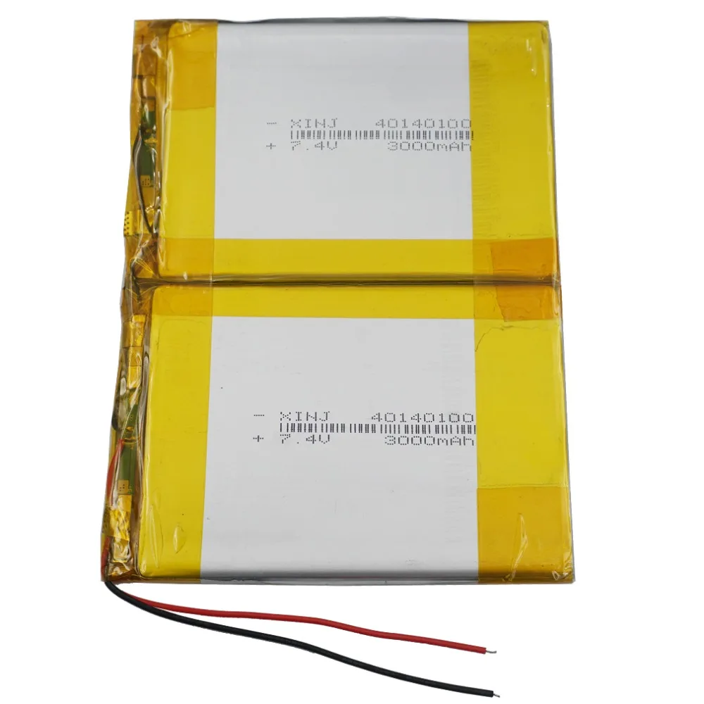 XINJ 3 7 V 4 3000 mAh 6000 литий полимерная аккумуляторная батарея ионный Литий полимерный