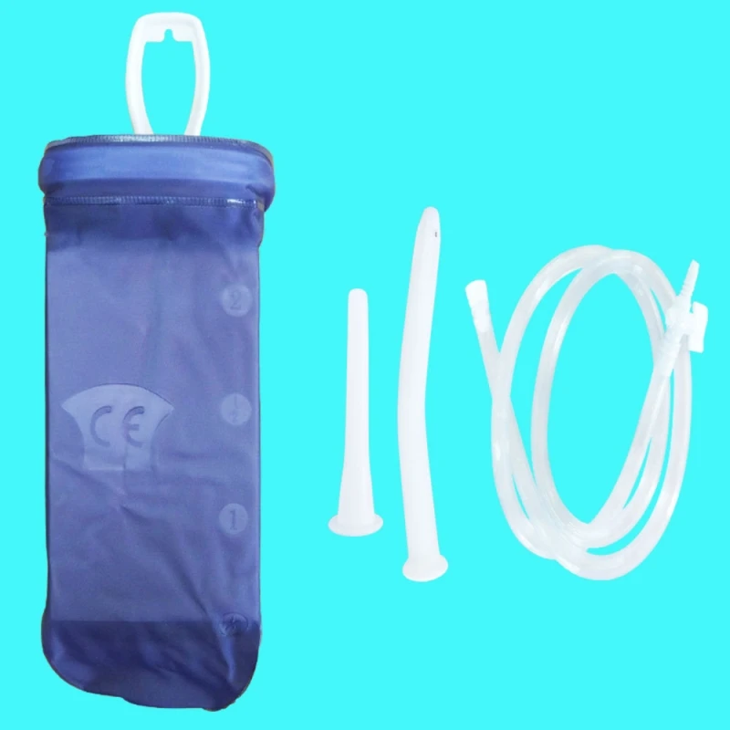 Reusable Enema Bag Kits Gravity Feeding Cleansing Enema Kits Anal Enema Anal Shower Irrigator Douche Bide Portatil Anal Douche