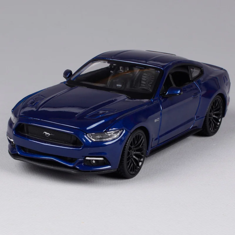 Maisto 1:24 2015 mustang GT красный синий серый автомобиль литье под давлением для ford Модель