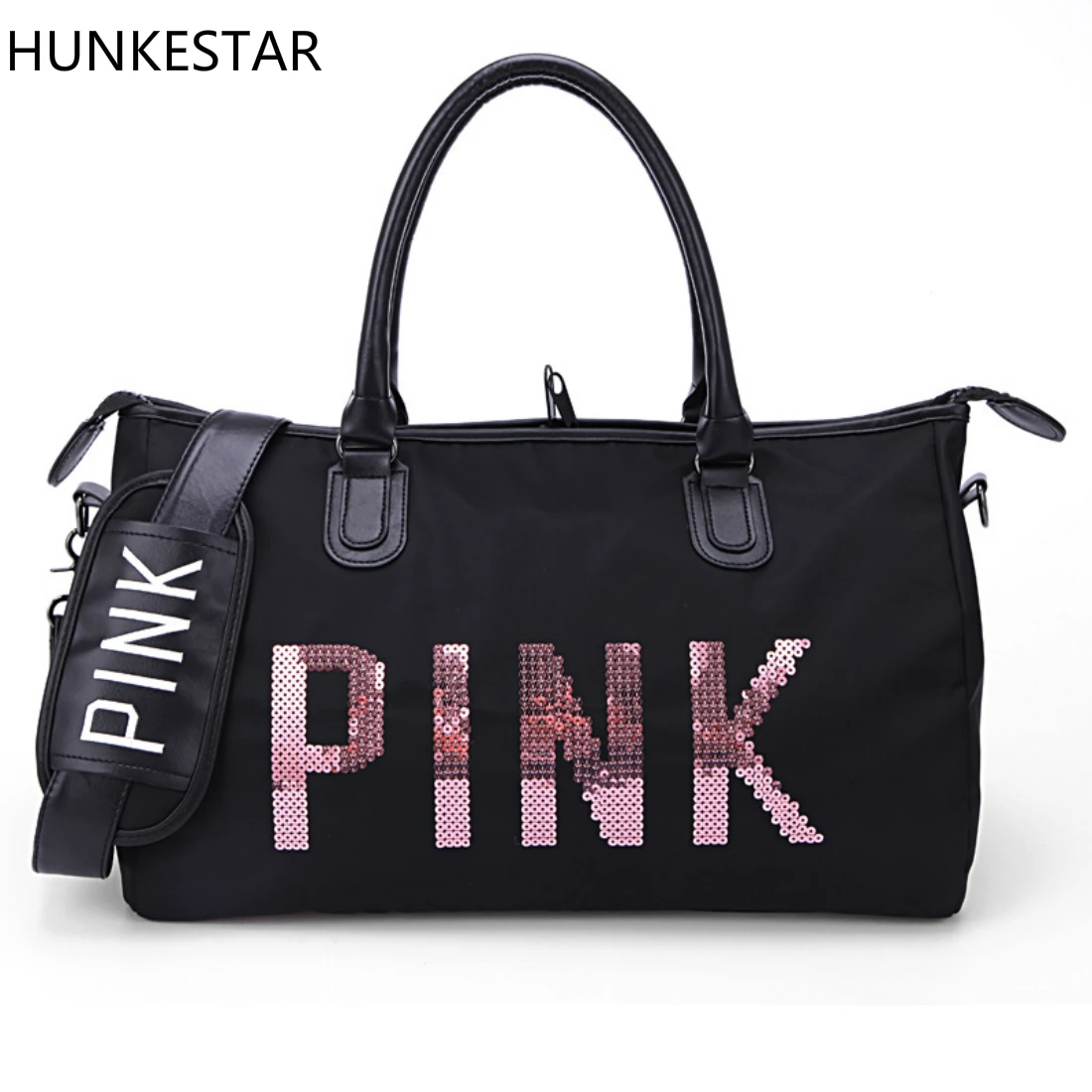 Black Pink Duffle Bag IUCN Water