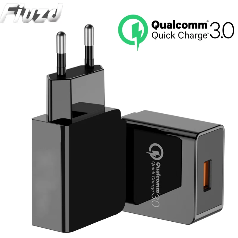 

Fiuzd Quick Charge 3.0 18W QC 3.0 USB Charger for iPhone X 8 Fast Charger for Samsung S10e 10 s8 s9 Xiaomi mi 8 quickly charger