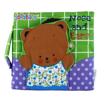 

Baby Early Learning Education Cloth Book With Ring Paper Book Baby Story Book Toy Soft Development Toy
