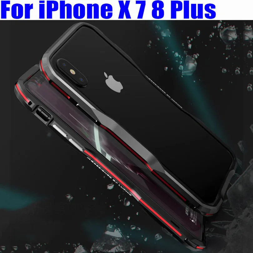 Чехол для iPhone X 7 8 Plus роскошный оригинальный Luphie с двойным лезвием дизайн