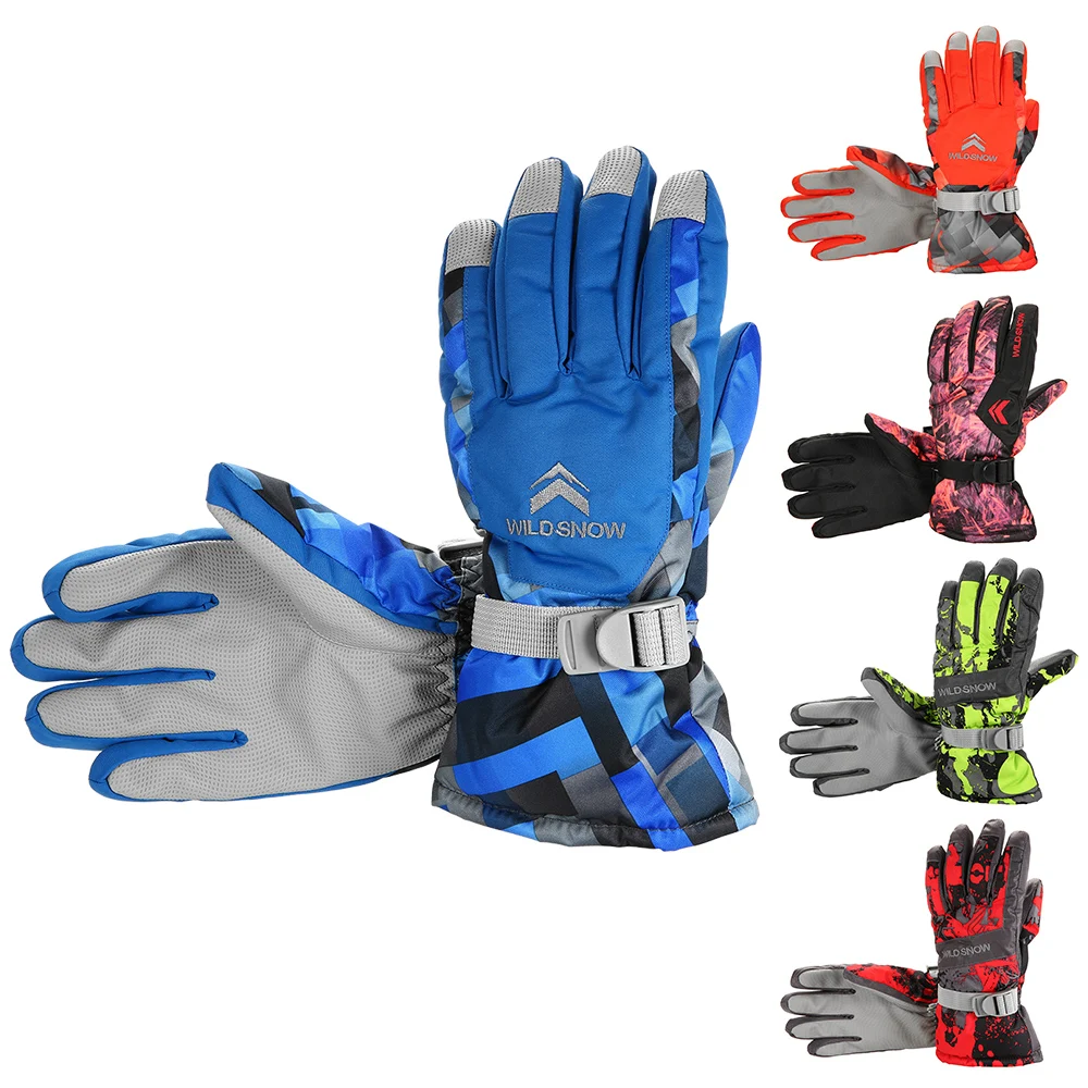 Outdoor Winter Cycling Ski Gloves Men Women Lightweight Windproof