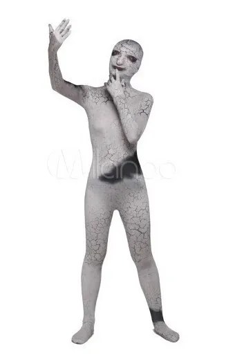 PHC030) Рождественский подарок Многоцветный унисекс лайкра спандекс Crazing Zentai костюмы Хэллоуин костюм