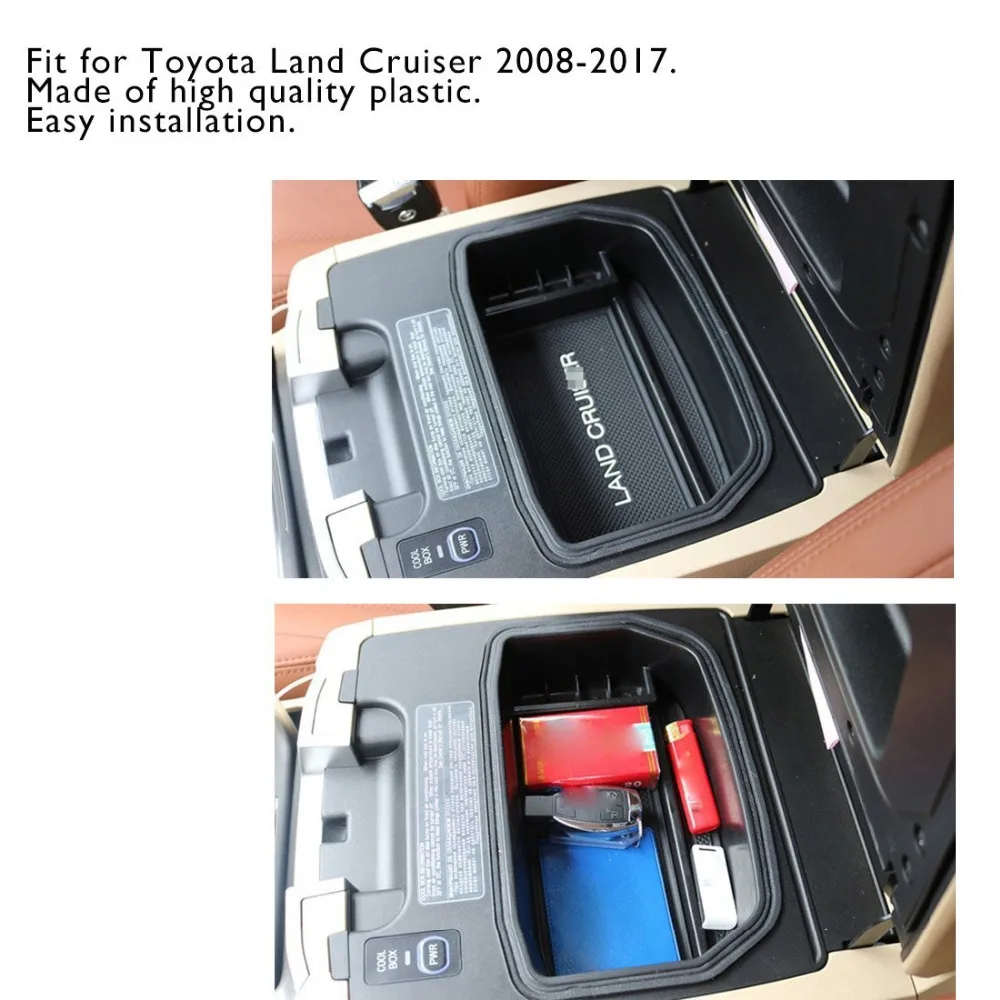 WHDZ Car Center Console Armrest Box Glove Box Secondary Storage For Toyota Land Cruiser 2008-2017  (7)