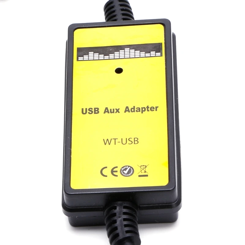 2x6Pin аудио AUX кабель Авто Автомобильный USB Aux-in кабель адаптер MP3 плеер радио интерфейс для Toyota Camry/Corolla/матрица