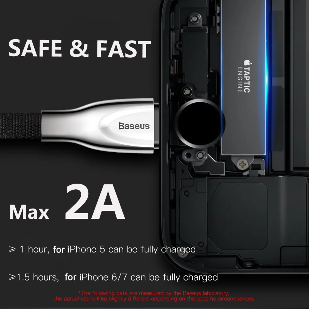 Baseus الزنك سبيكة معدنية كابل يو اس بي ل فون X 8 7 6 5 سريع كابل شحن ل باد USB كابل الشاحن المحمول الهاتف كابلات البيانات Baseus الزنك سبيكة معدنية كابل يو اس بي ل فون X 8 7 6 5 سريع كابل شحن ل باد USB كابل الشاحن المحمول الهاتف كابلات البيانات