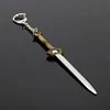 Justice League Keychain Wonder Woman 2 Colors Metal Sword Key Chain Ring Car Bag Chaveiro Men Women Gift Pendant key holder ► Photo 3/6