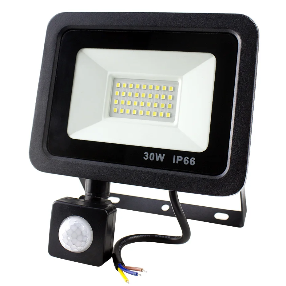 

Newest Motion SensorLED Flood Light with AC175V-265V 10w 20w 30w 50w led SMD 2835 floodlight for outdoorlamp A1