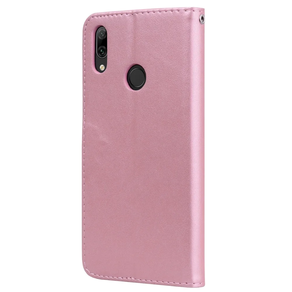 Шикарный кожаный флип чехол для Huawei Y7 Pro 2019 Y6 Prime 2018 Honor 20 10 Lite 8C 8X 8A 9X P Smart plus с