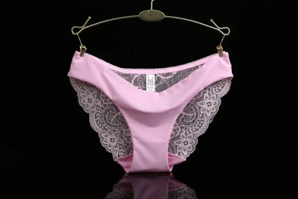 plus size panties New Arrival Women Sexy Lace Panty Women Low Waist Cotton Underwear Sexy Transparent Under wear Ladies high waisted underwear tummy control