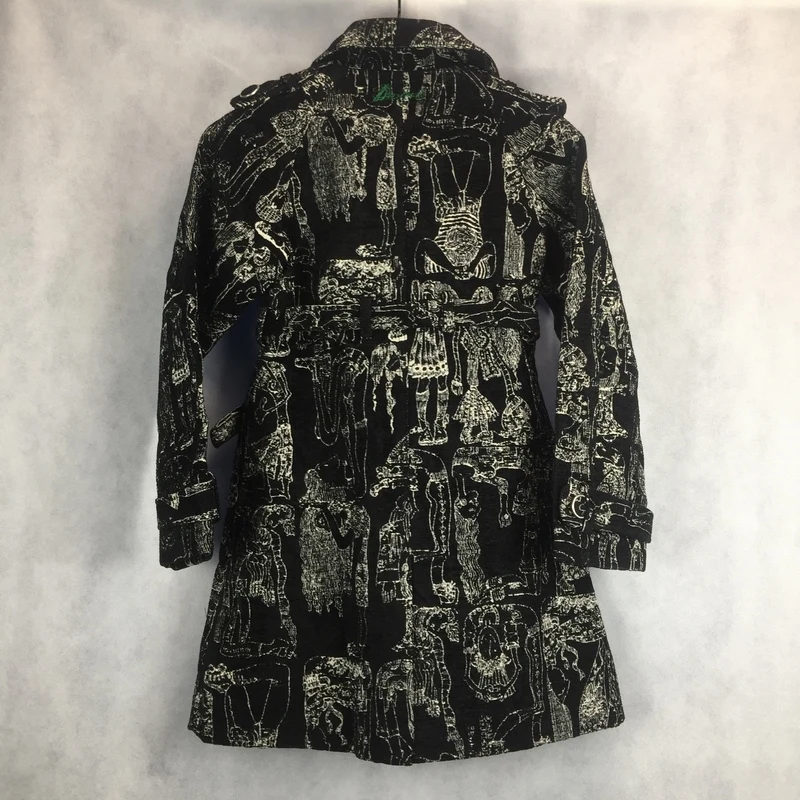 Automne Pour Vêtements Nouveaux Noir Enfants vent 2018 Coupe Corps Veste Imprimé dOwUqHt