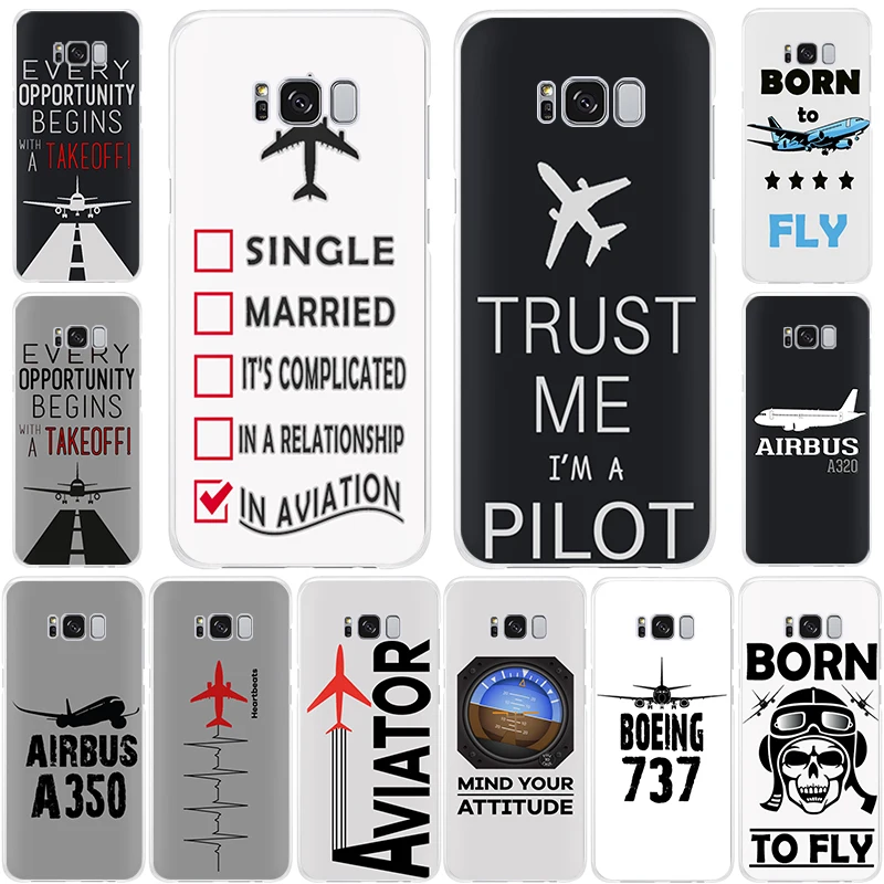 

Fashion aircraft Airplane fly travel SOFT TPU phone case for Samsung Galaxy S10 S10plus S10lite S9 S9plus Note9 Note8 S8Plus S7