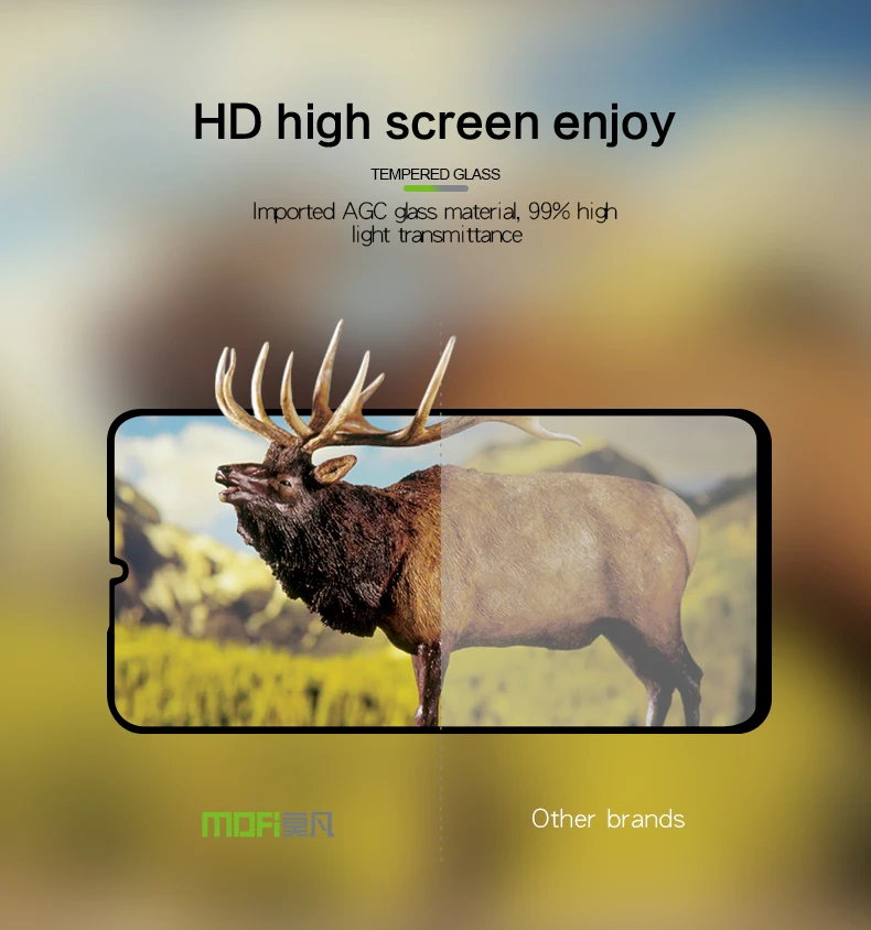 Для Xiaomi Mi 9 SE закаленное стекло MOFI полное покрытие экрана Закаленное стекло протектор экрана для Xiaomi Mi 9 SE пленка