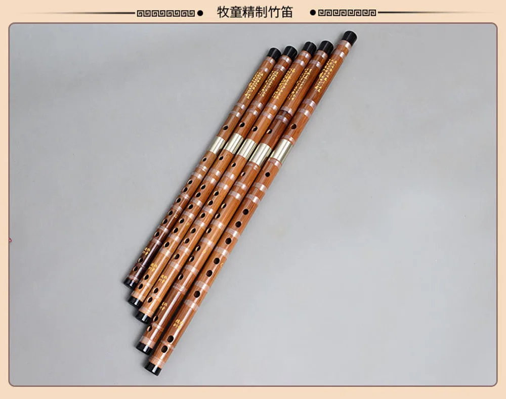 Играя профессионально изысканный бамбуковая флейта C/D/E/F/G тон две части съемные