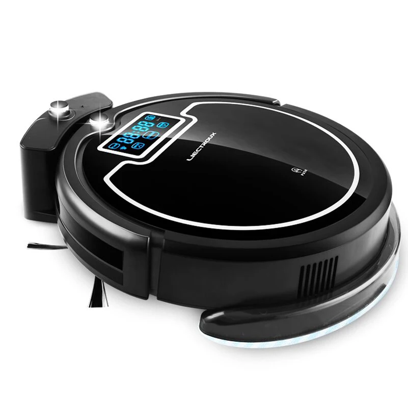 (RU Warehouse)LIECTROUX Robot Vacuum Cleaner B2005 PLUS X900wet water tank,Virtual Blocker,Self Charge,UV Lamp,TouchScreen& Tone