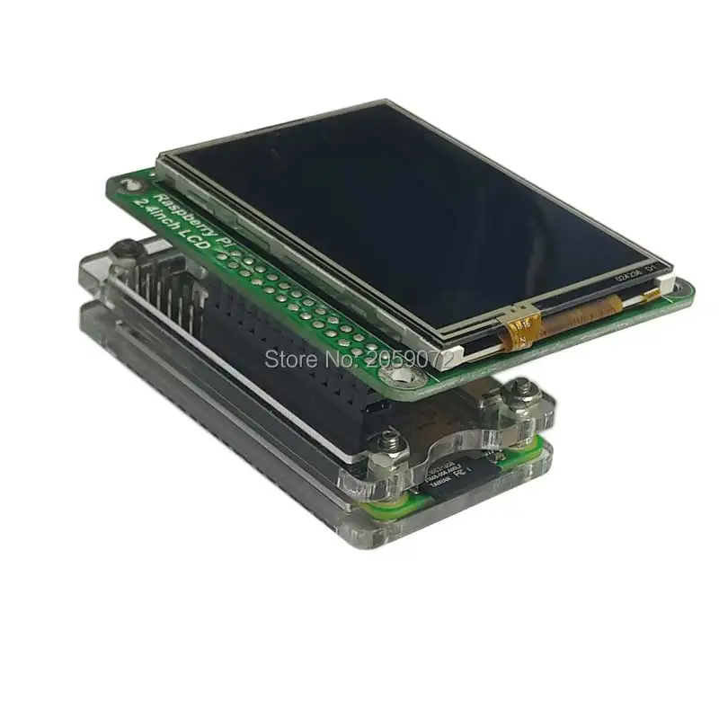 Плата Raspberry Pi zero W Pi0 2 4 дюймовый ЖК дисплей чехол для камеры 8g sd карта сенсорный