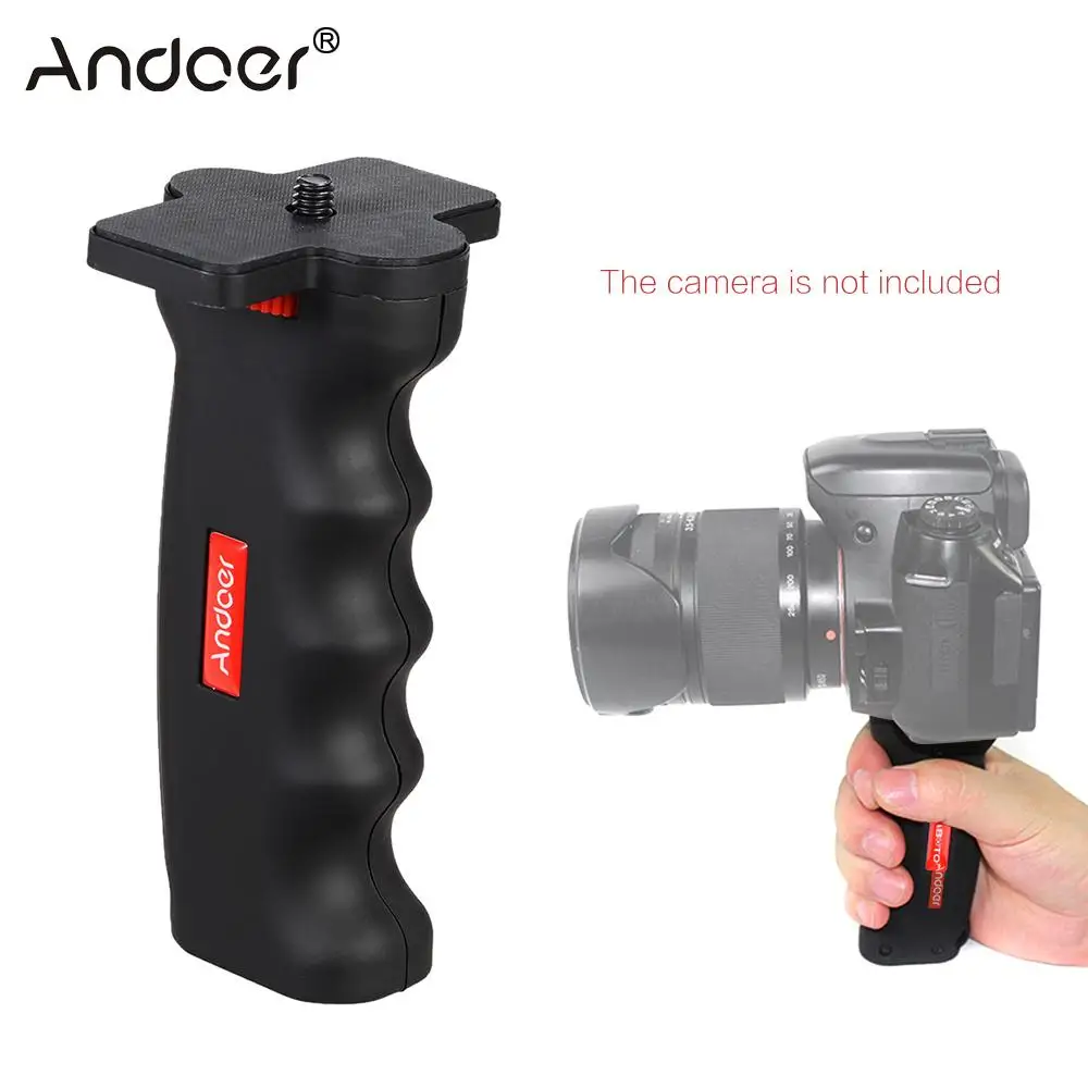 

Andoer 1/4" Screw Universal Handheld Tripod Monopod Grip Handle Stabilizer Holder for Gopro Sony Xiaomi Action Digital Camera