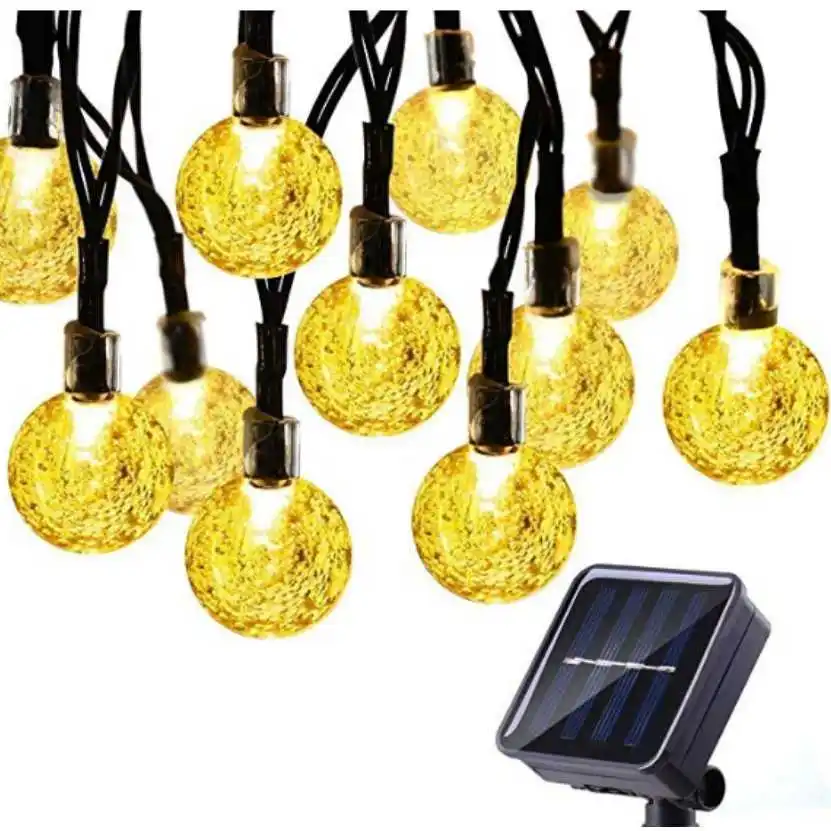 Solar String Lights Waterproof Christmas Fairy for Home Garden Outdoor Patio Tree Parties Holiday Decorations | Лампы и освещение