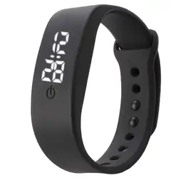 Великолепные женские мужские резиновые силиконовые светодиодные часы Дата спортивный браслет цифровые наручные часы электронные часы