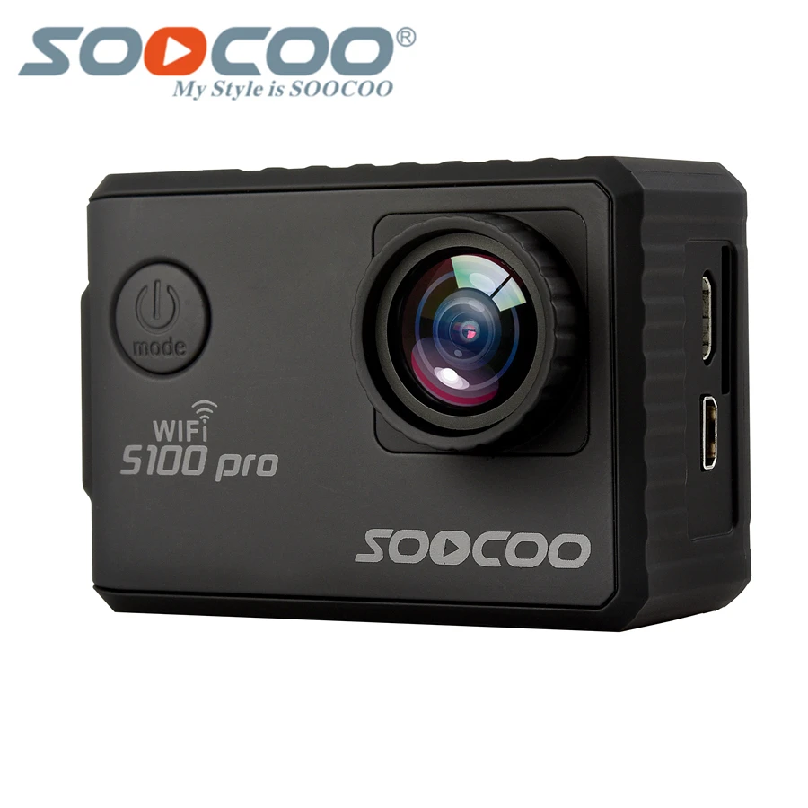 

SOOCOO S100 Pro 4K 24fps 2K 30fps Wifi Touch Screen Camera, 1080P Full HD Gyro Waterproof Outdoor Mini Sport Camcorder GPS sport