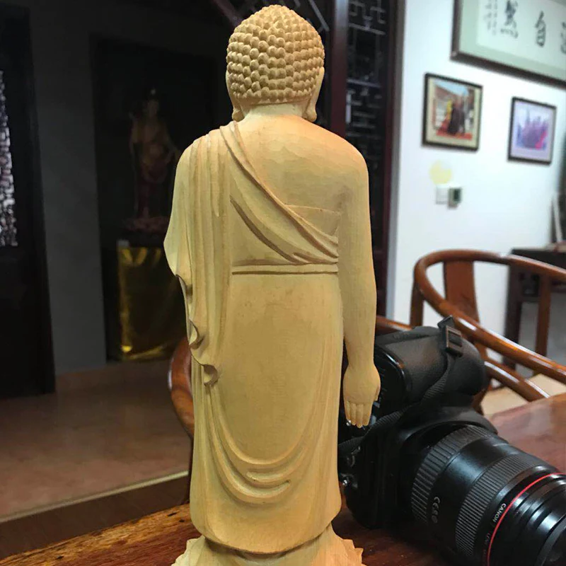 30 см amitabha Budas статуя домашний декор скульптура Резные деревянные статуи Будды Тан стиль пользовательские деревянные ручной работы