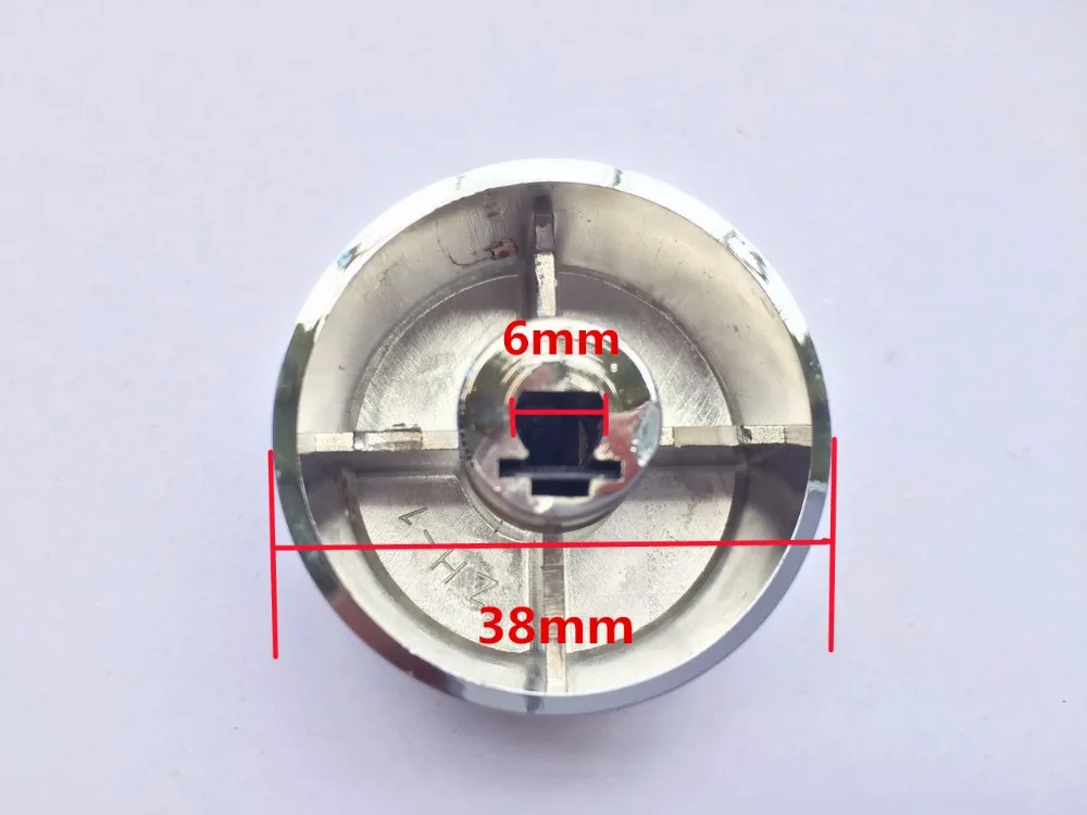 5 шт. Высокое качество поворотный переключатель части газовой плиты ручка газовой плиты цинковый сплав круглая ручка с хромированным покрытием для газовой плиты