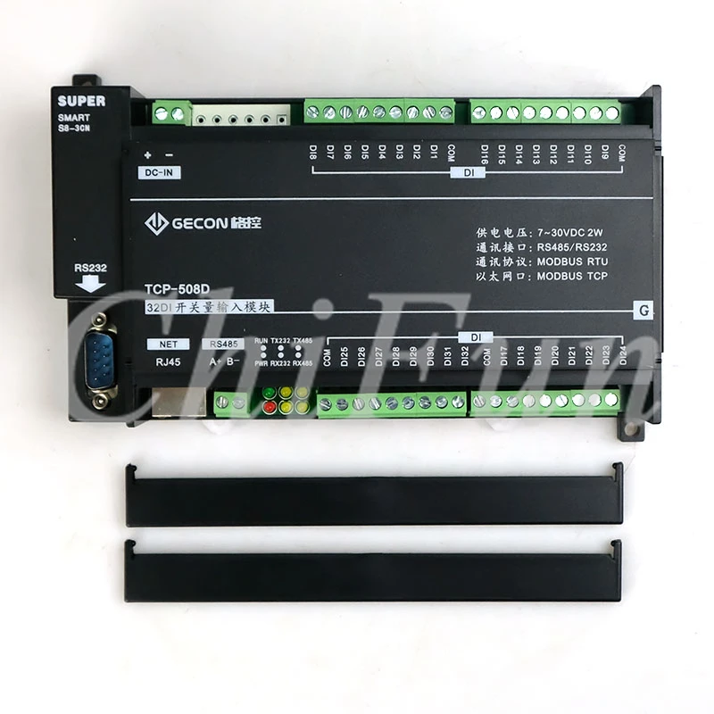 Модуль Ethernet 32 way DI модуль контроля сбора промышленного оборудования Modbus RTU порты