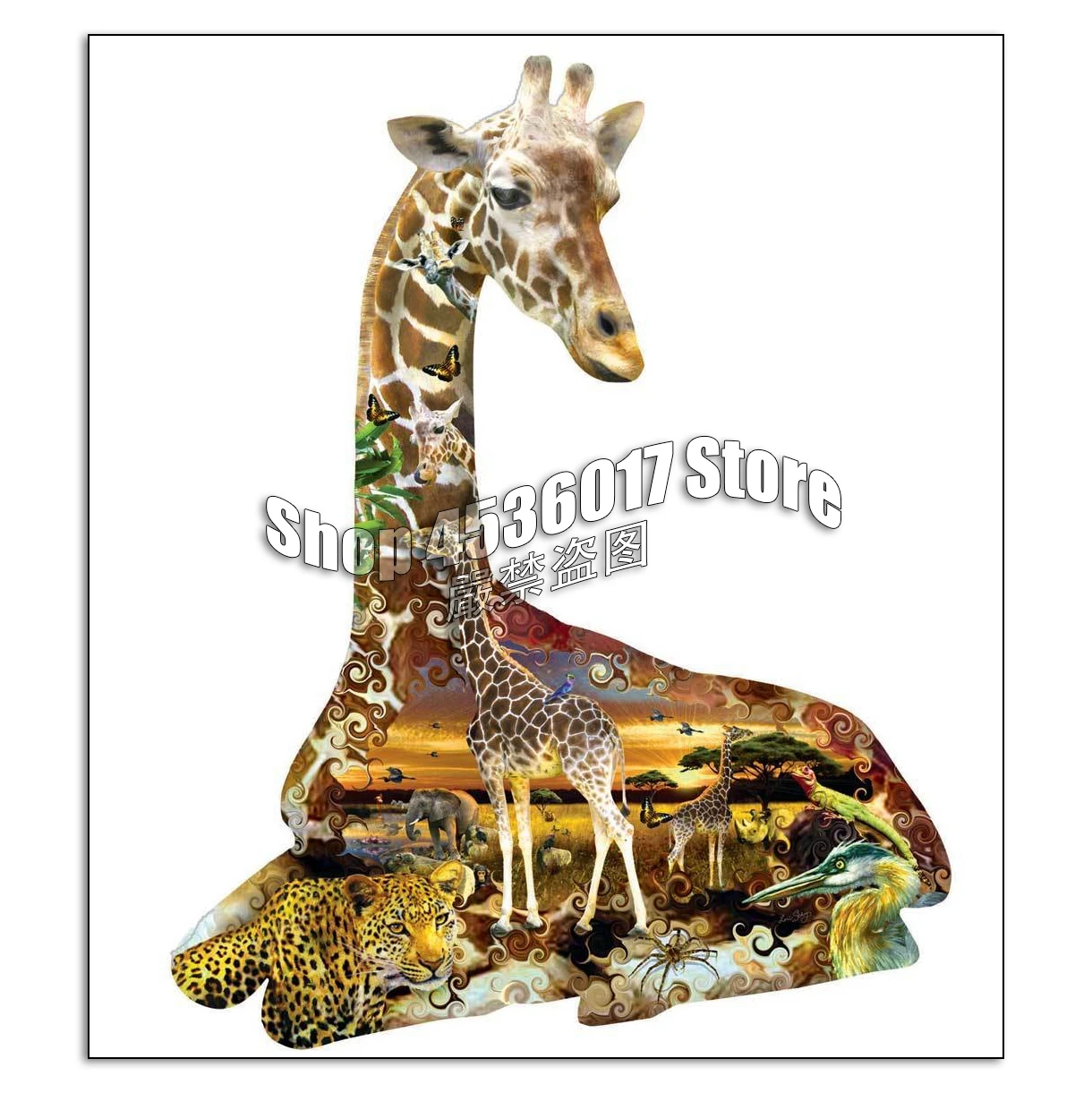 

African Spots DIY Landscape Diamond Painting Animal Giraffe Full Square Diamonds Embroidery For Living Room Mosaic Home Decor